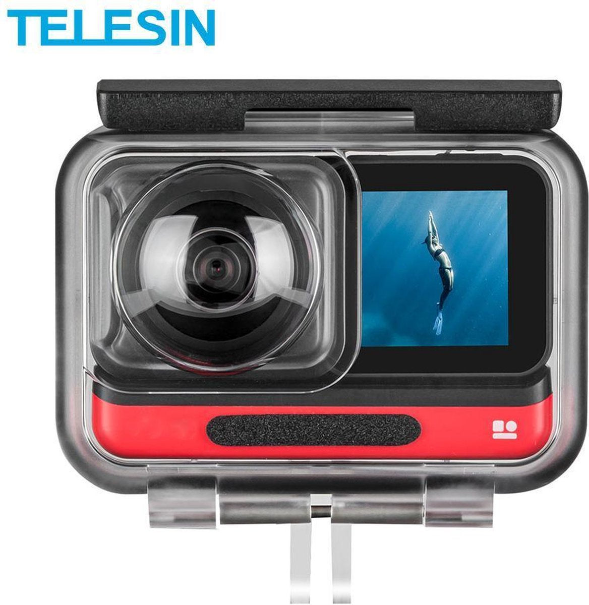 PRO SERIES 45M Onderwater Waterdicht Behuizing Case voor Insta360 ONE R 360 Edition