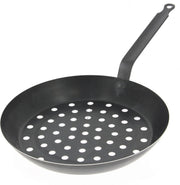 De Buyer Outdoor BBQ Pan 28CM - Geperforeerde Barbecue Pan - Anti-aanbaklaag - Perfecte BBQ smaak