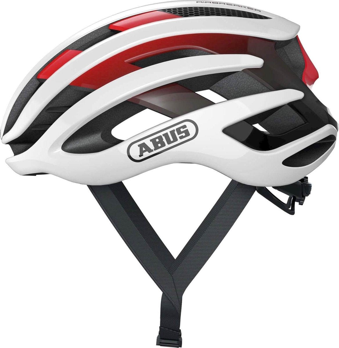 Abus AirBreaker Fietshelm - Maat  S (51-55 cm) - white red