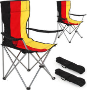 Tektake Stoelenset Campingstoelen - Geel;Zwart