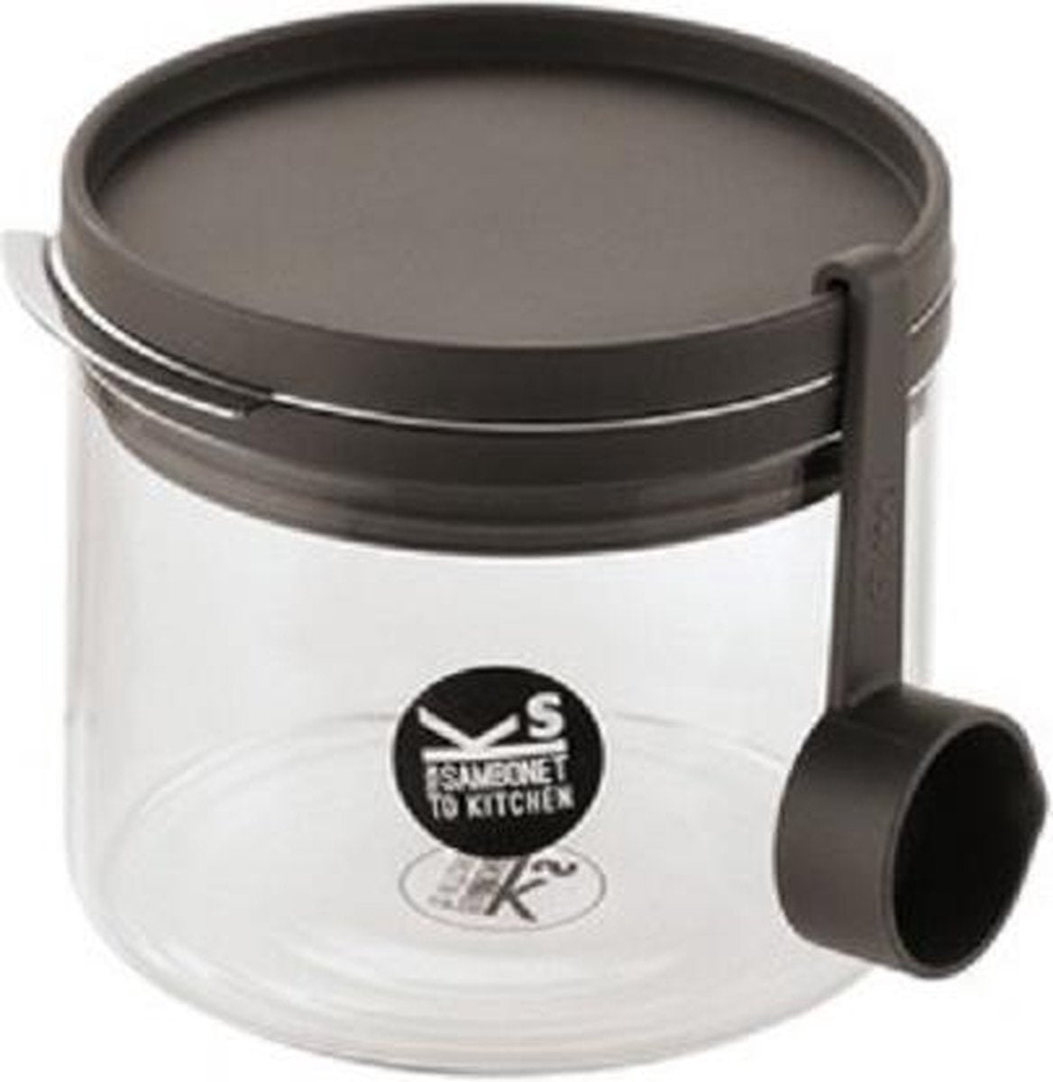 Set van 2 - Voorraadpot incl maatlepel 0.5L - Sambonet