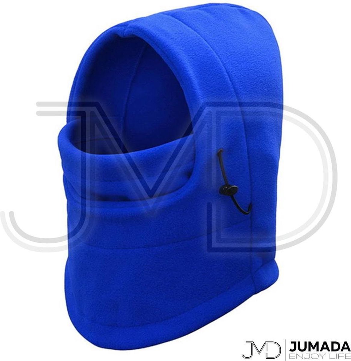 Fleece Bivakmuts - Wintermuts - Motormasker - Balaclava - Wintersport - Unisex - Blauw