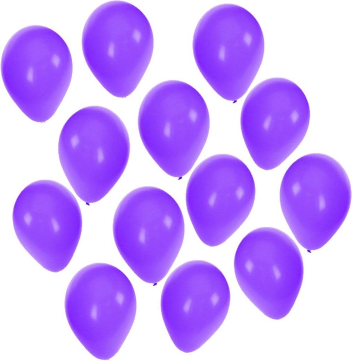 Paarse ballonnen 50x stuks - Verjaardag of party feestartikelen