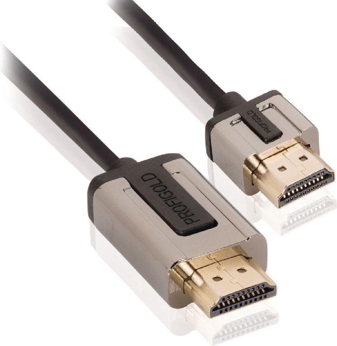 Profigold LED TV hoge kwaliteit Ultraslim HDMI kabel met RedMere chip versie 1.4 - 5 meter