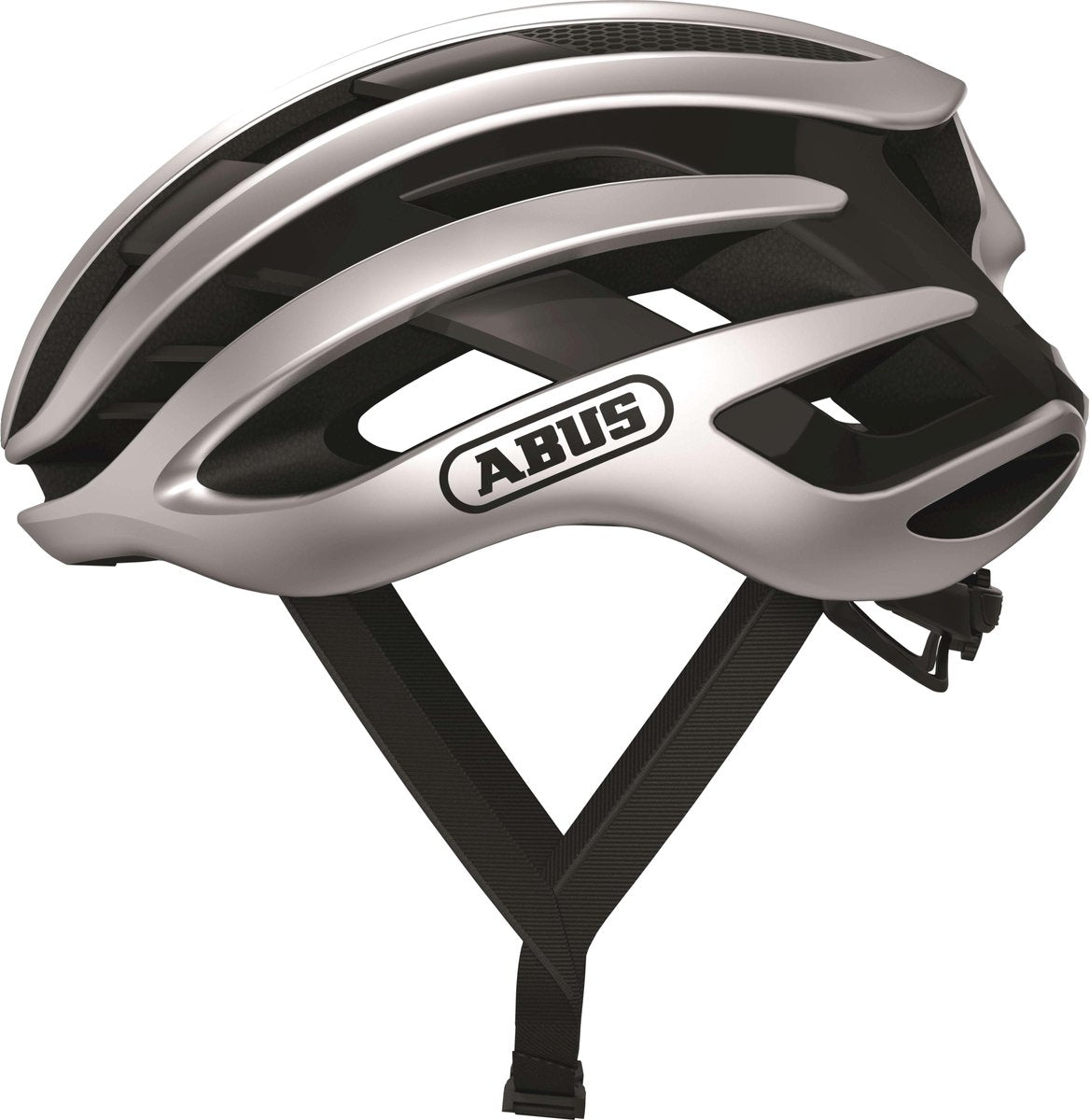 Abus AirBreaker Fietshelm - Maat  S (51-55 cm) - gleam silver