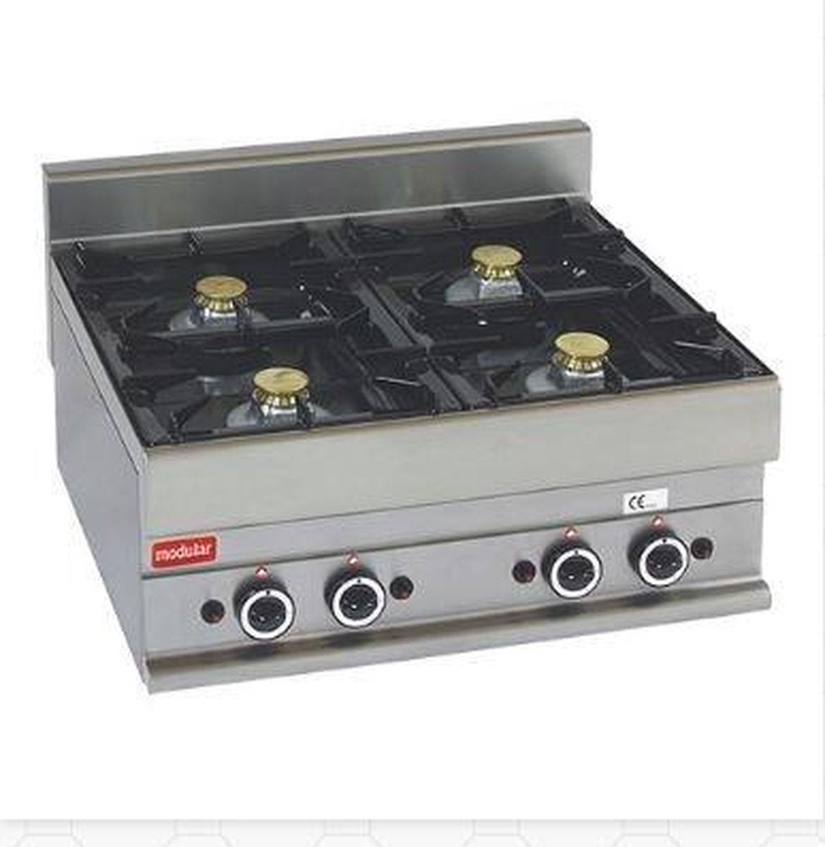 Modular 650 gasfornuismet 4 kookpitten