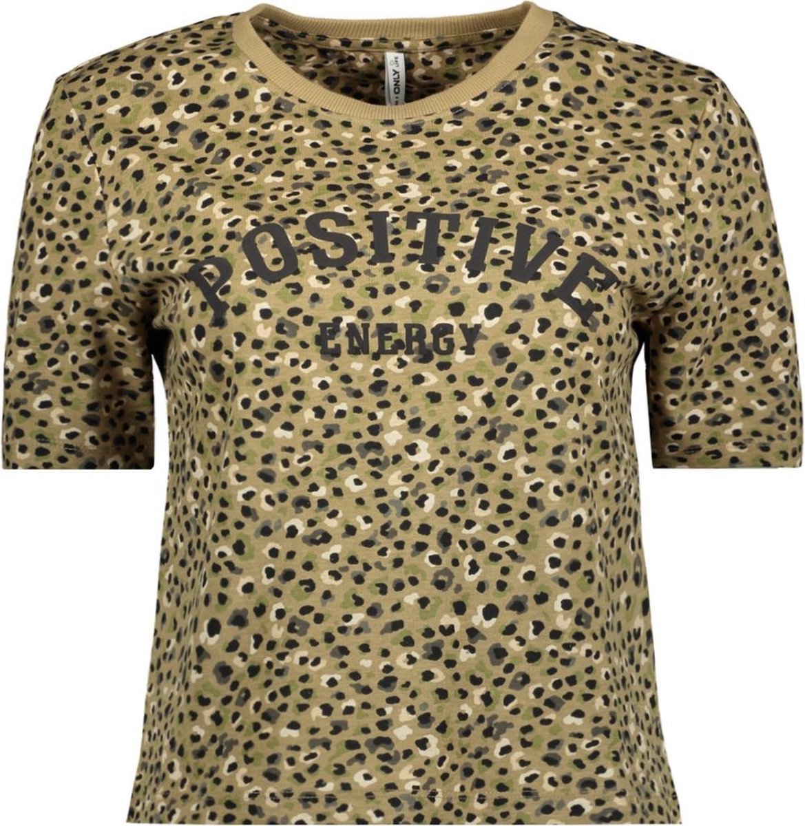 T-shirt Only Zand dessin maat S