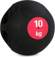 Medicijnbal Double-Grip 10 kg Krachtapparaataccessoire YOGISTAR