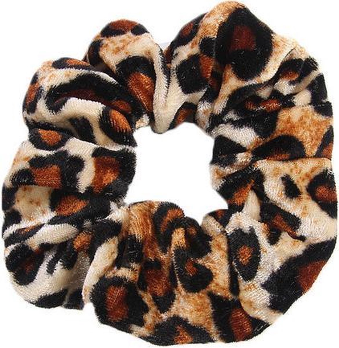 JillyBee - Haarelastiek - Elastiekje - Elastiek - Tijgerprint - Leopard - Grof - Velvet