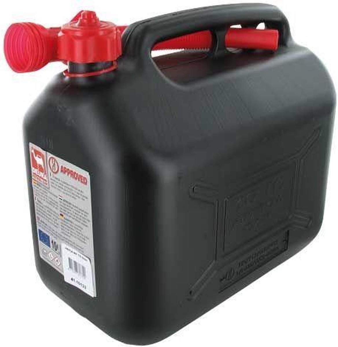Jerrycan 10 liter zwart