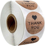 500 stickers op rol Thank You 2