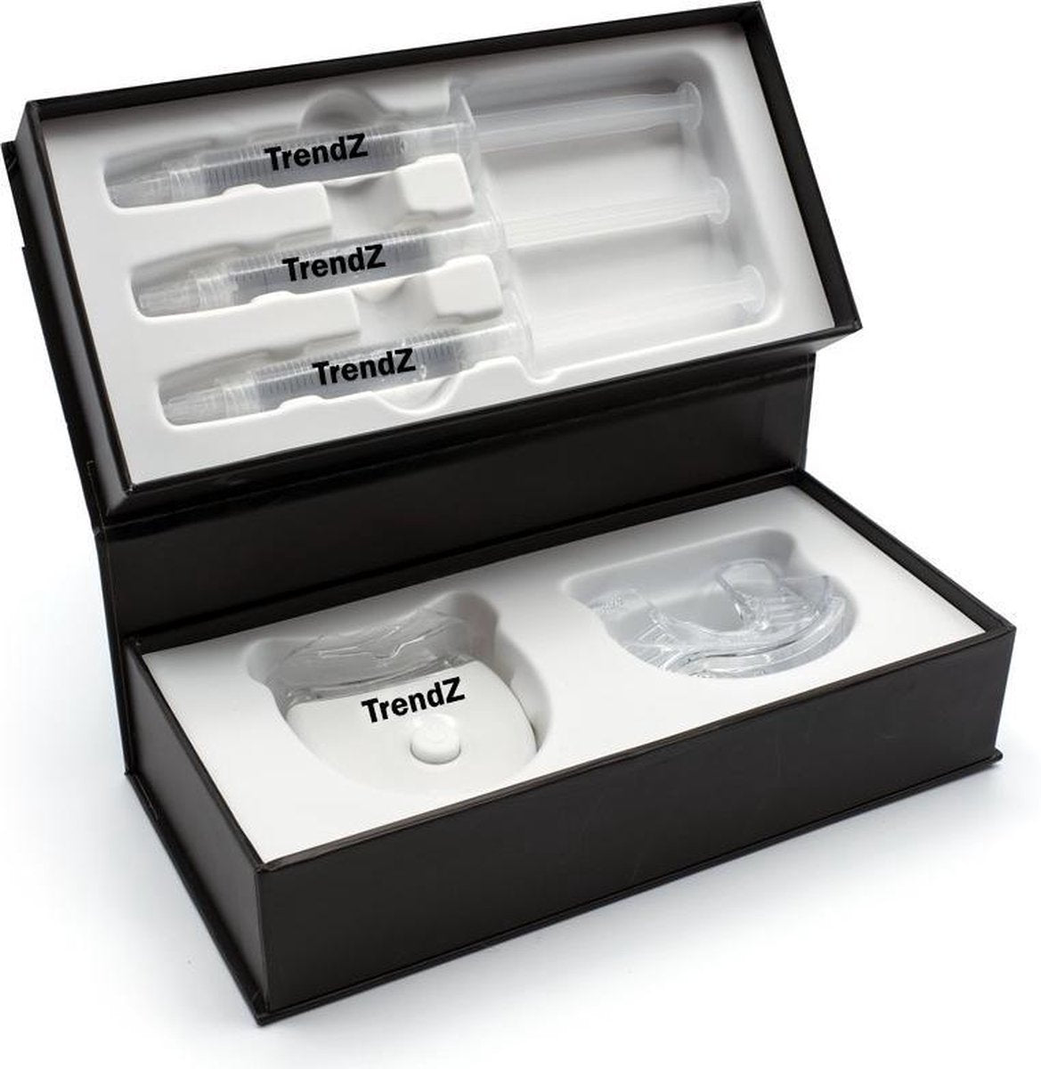 Tandbleekset Premium TrendZ | Zelf thuis je tanden bleken | Tandenbleekset | Tandenblekers | 100% Veilig – Wittere tanden