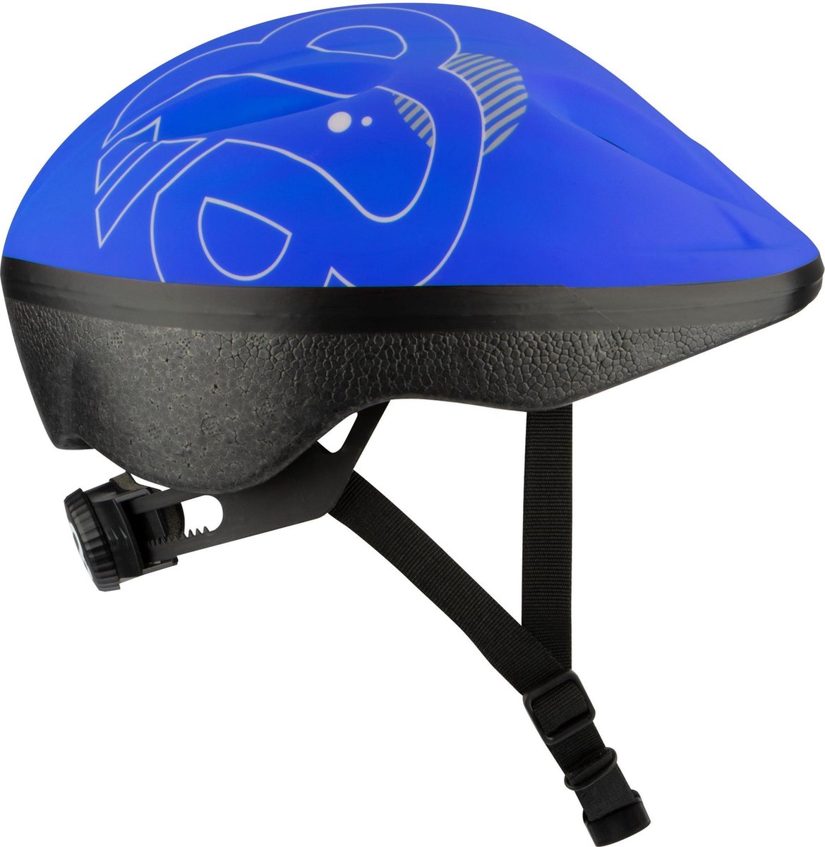 Nijdam Junior Helm - Sky Base - Blauw/Zilvergrijs