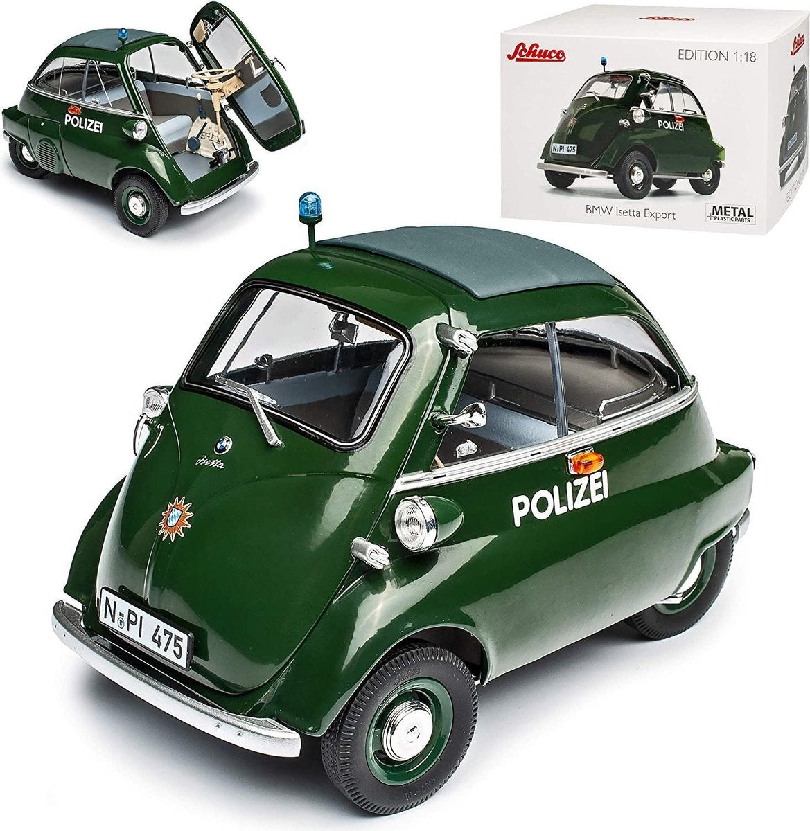 BMW Isetta Export Polizei - 1:18 - Schuco