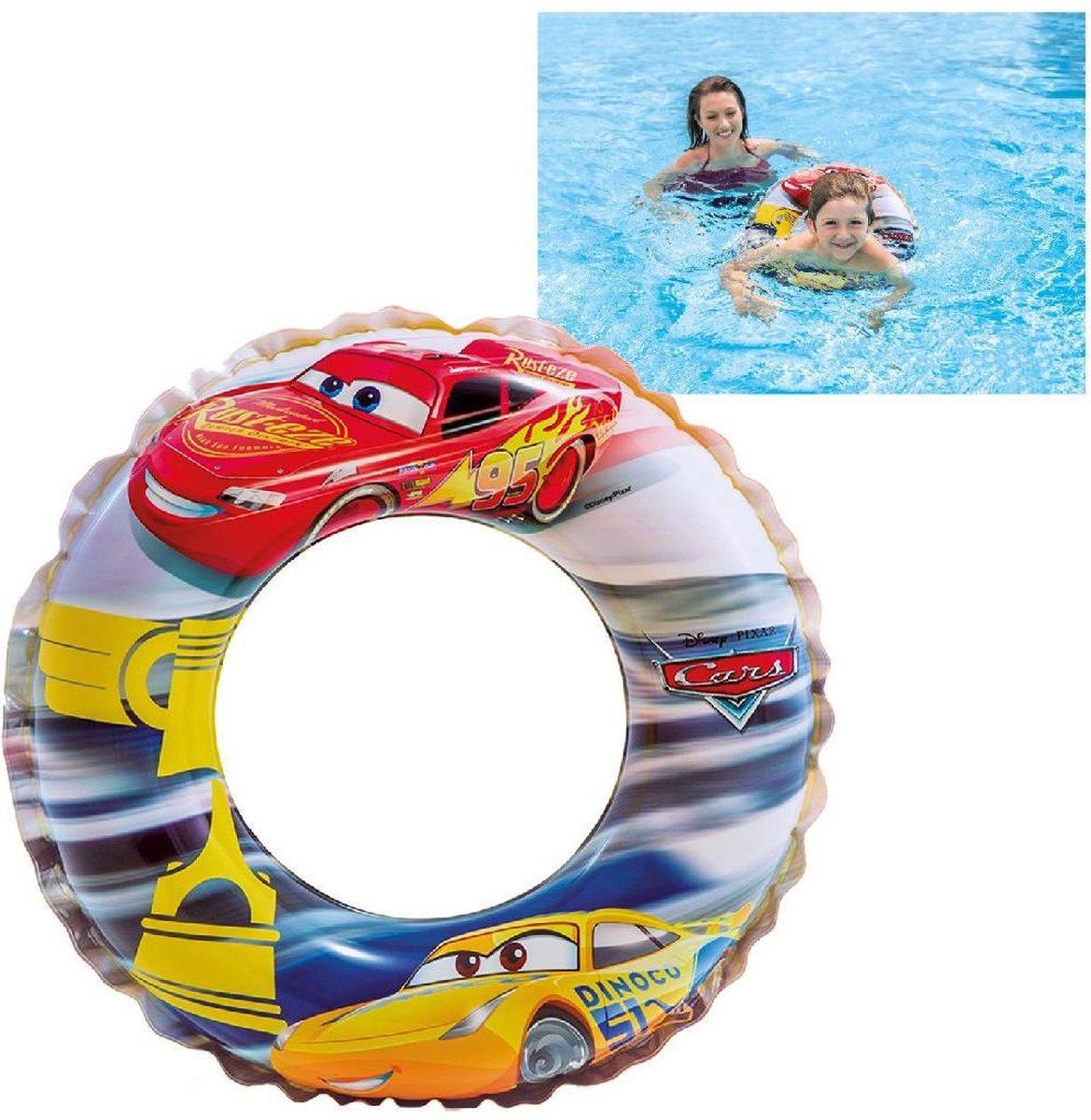 Intex Cars Zwemring 51cm