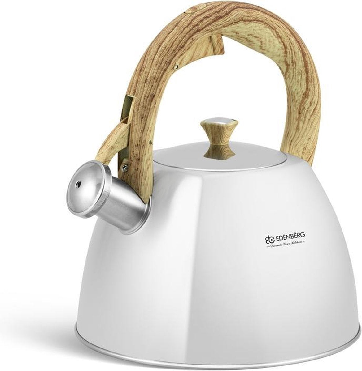 Edënbërg Classic Line - RVS Fluitketel - 3 Liter