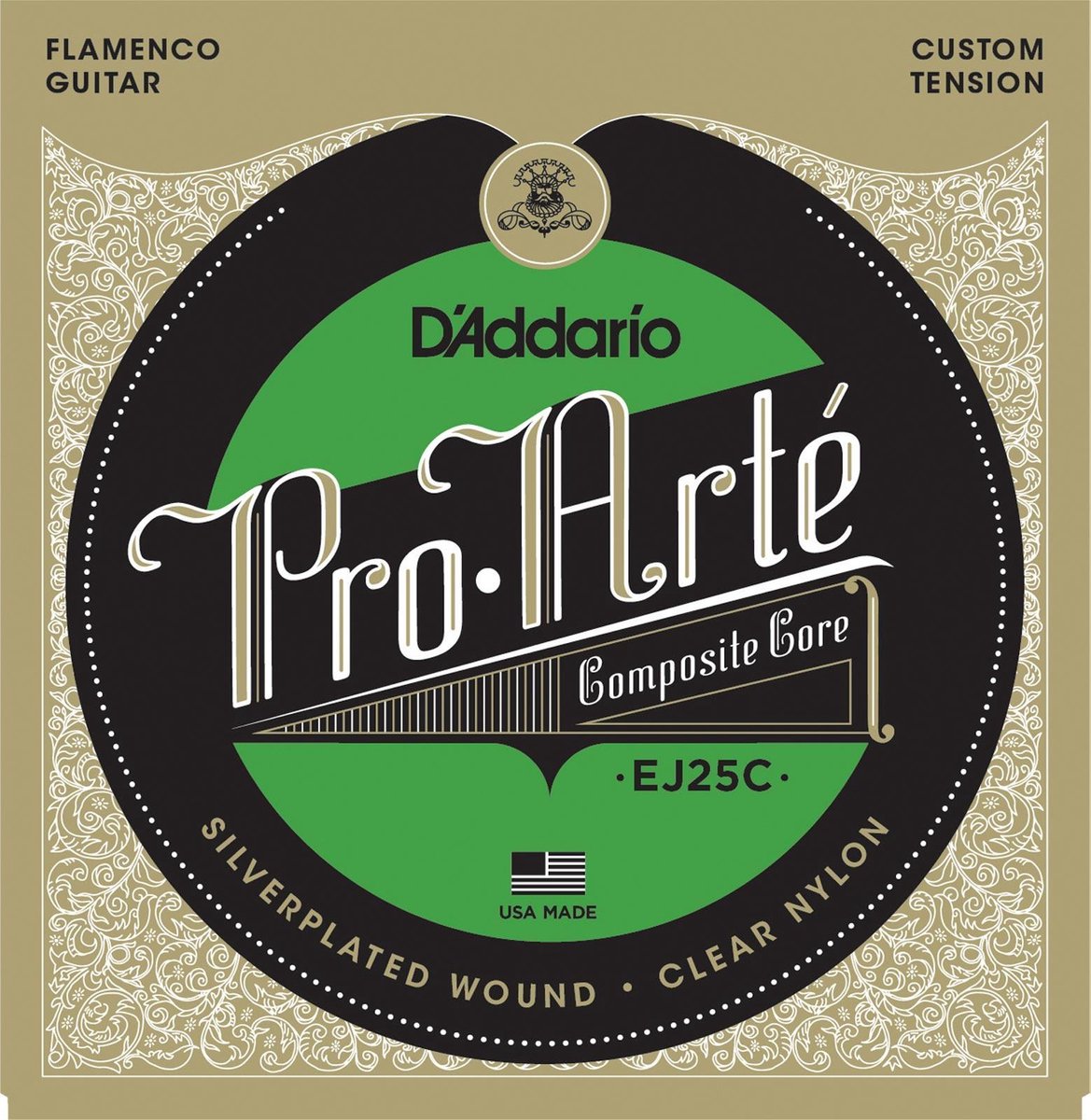 D'Addario EJ25C Pro-Arte Composites Flamenco Guitar Clear Nylon