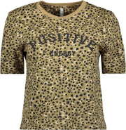 T-shirt Only Zand dessin maat M