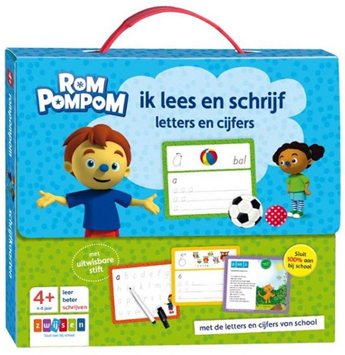 Zwijsen Rompompom ik lees en schrijf letters en cijfers