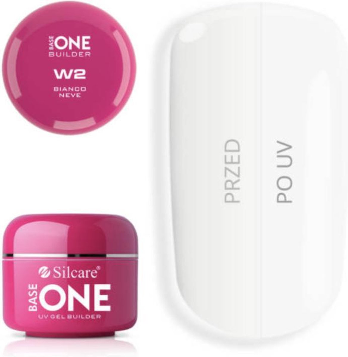 Silcare – base one gel builder – W2 Bianco Neve – 5gr.