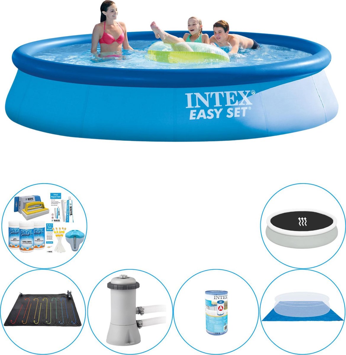Intex Easy Set Rond 396x84 cm - Slimme Zwembad Deal