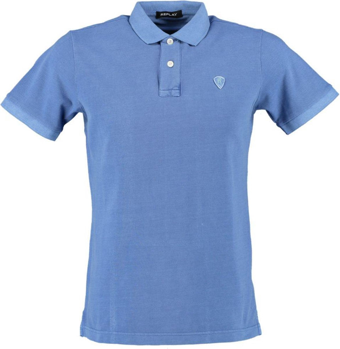 Replay blauwe polo - Maat XS