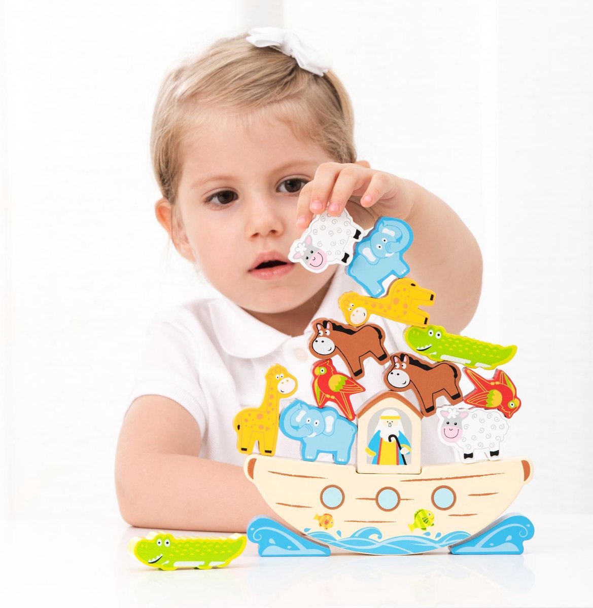 New Classic Toys - Educatief Spel - Balansspel - Ark van Noach
