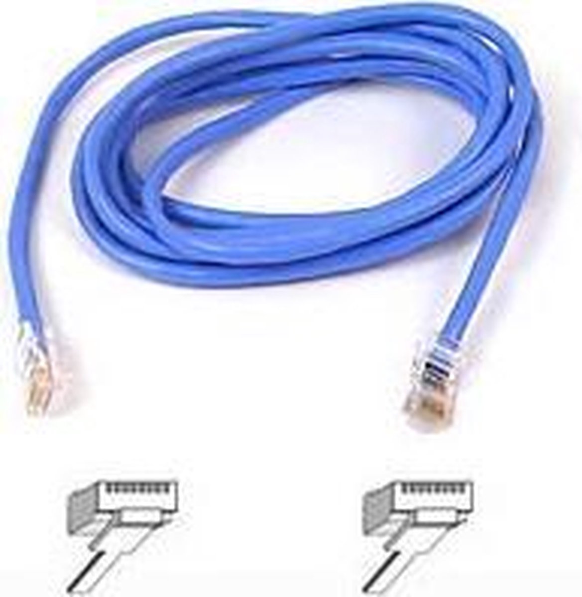 Belkin CAT 5 PATCH CABLE 1m Blauw netwerkkabel