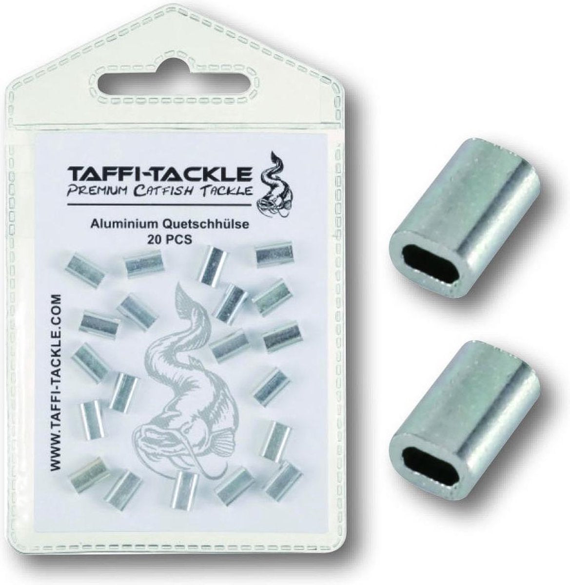 Aluminium krimphulsen - 200 stuks