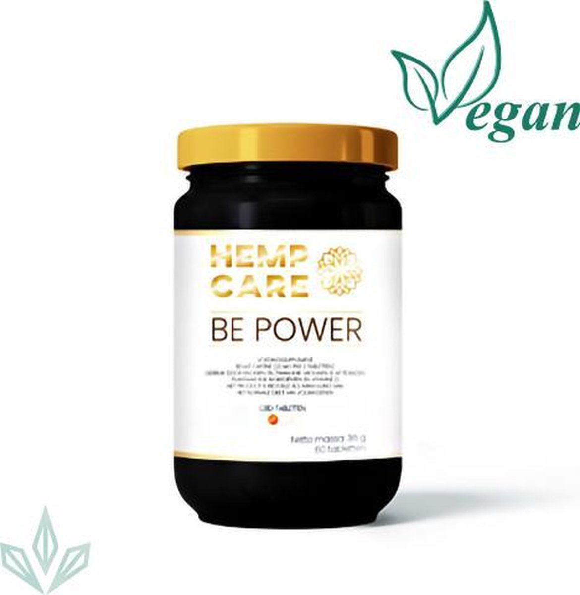 Hempcare - CBD Be Power - 60 tabletten - Vegan