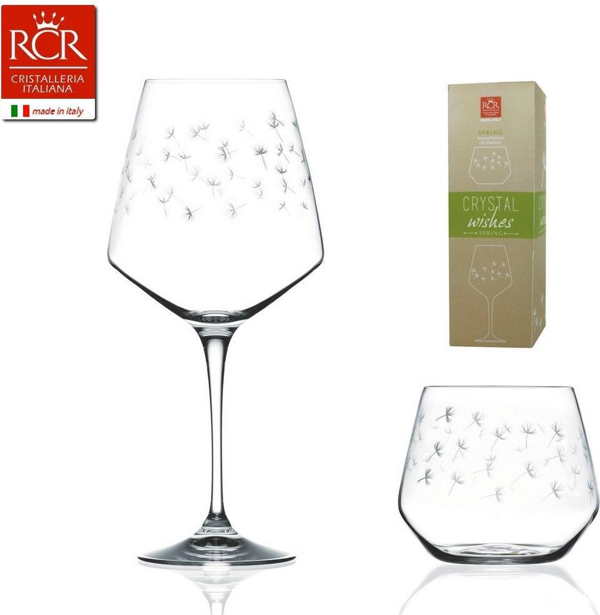 RCR Crystal Wishes Glazen Cadeauset - Lente