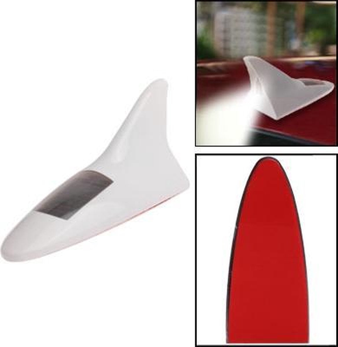 Solar Shark Fin Hoog gepositioneerd alarmlicht (wit)