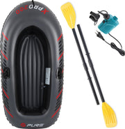 Dragon Sports XPRO 200 – opblaasboot – 1-2 persoons - inclusief – peddels – en elektrische pomp – rubberboot - opblaasbare boot