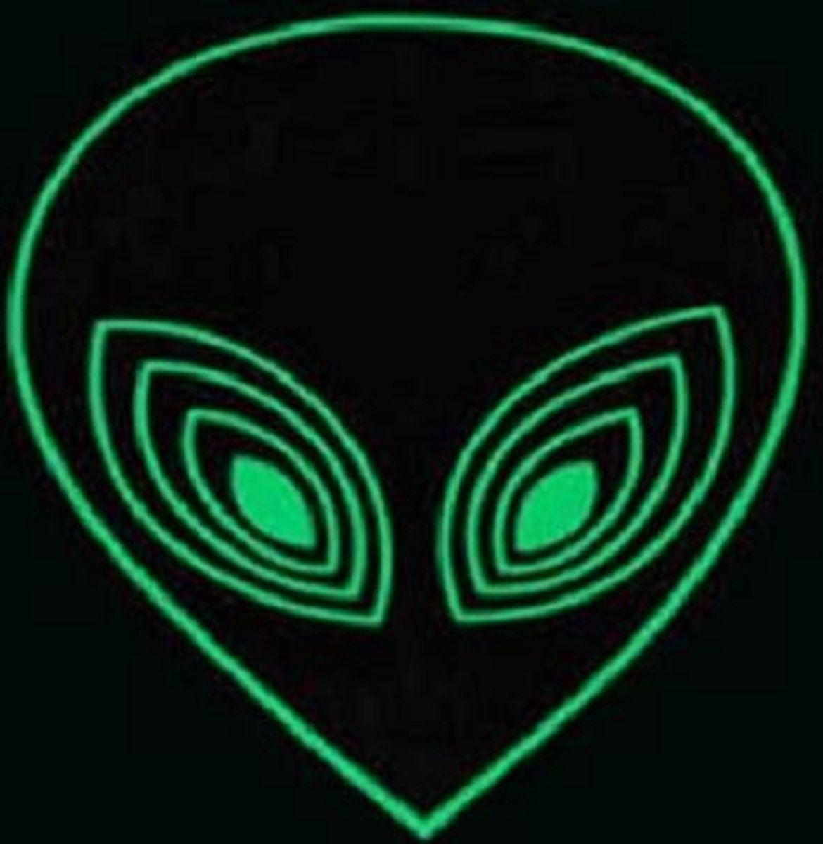 LED T-shirt Equalizer - Zwart - Aliën XXXL