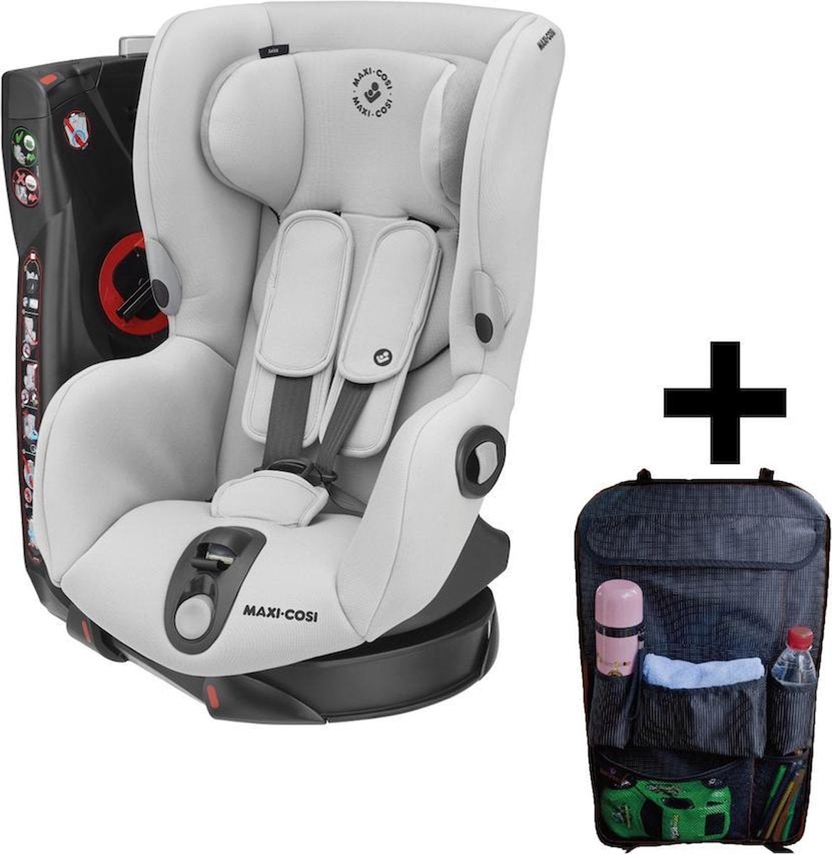 Maxi Cosi Autostoel Axiss Authentic Grey + Gratis Auto Organiser