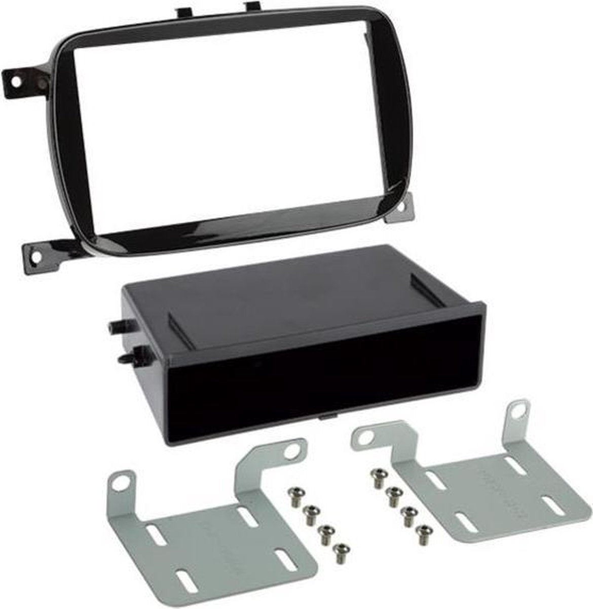 2-DIN Paneel Fiat 500 2016 > Kleur: Piano Zwart