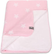Baby's Only Ledikantdeken teddy Star - baby roze/wit