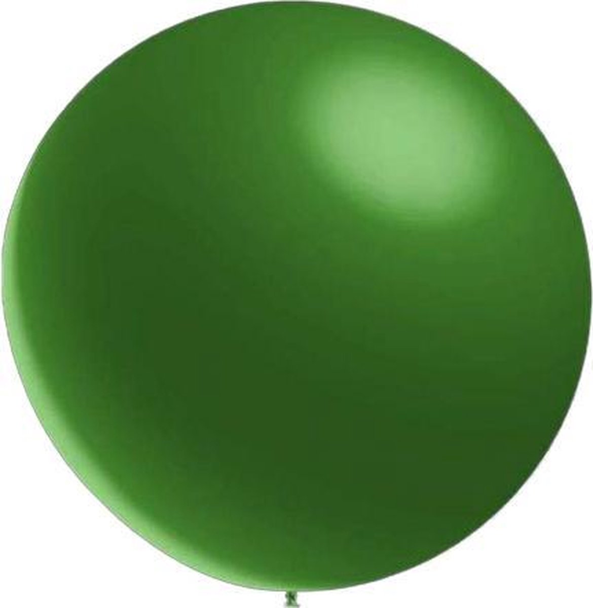 100 stuks - Metallic decoratieballonnen donker groen 28 cm professionele kwaliteit