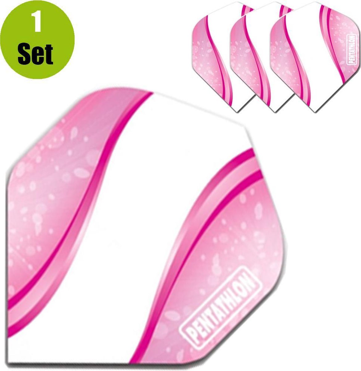Pentathlon Vizion Spiro Dartflights - Roze- ()