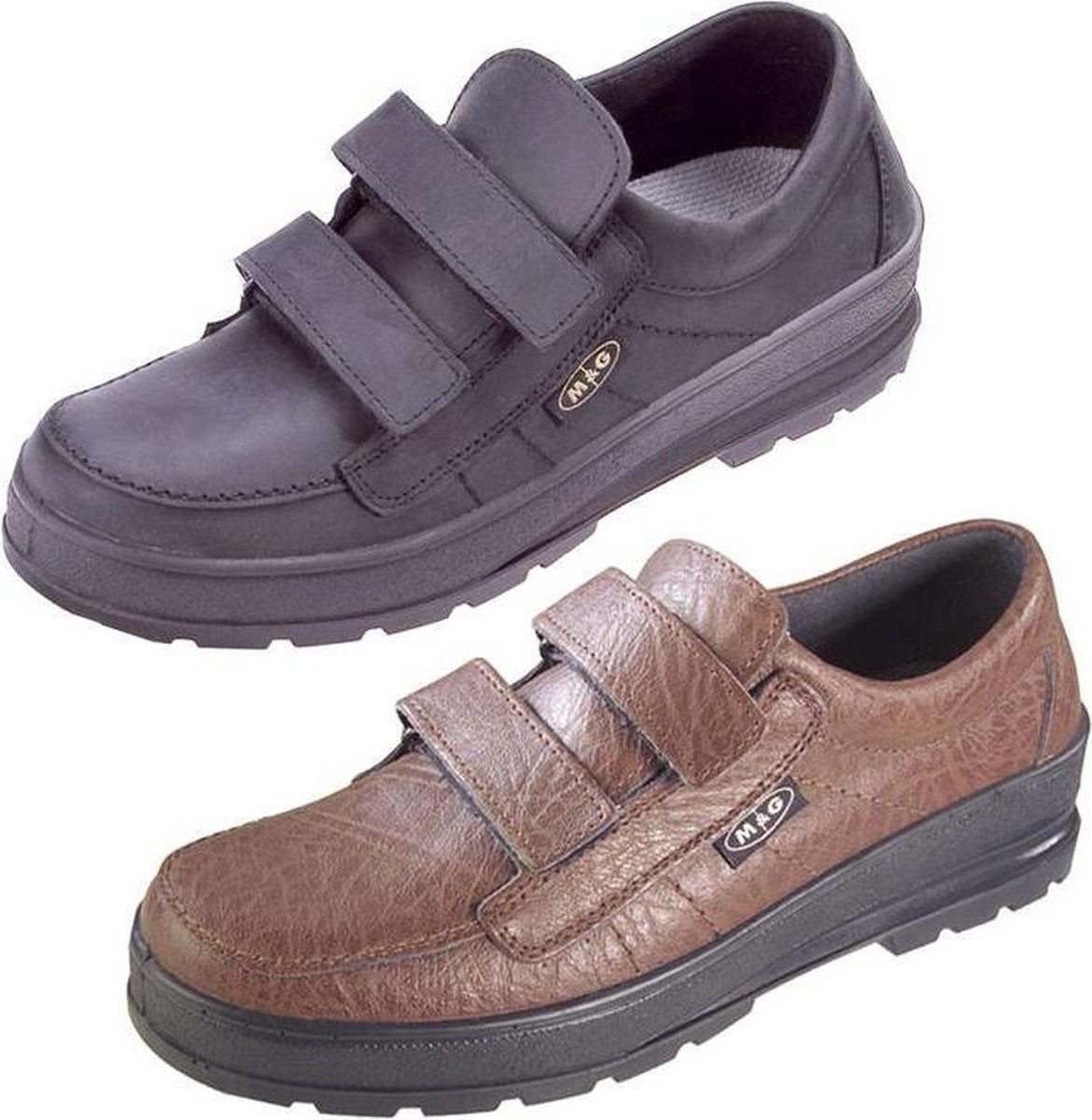 Comfortabele wandelschoenen met klittenband maat 45