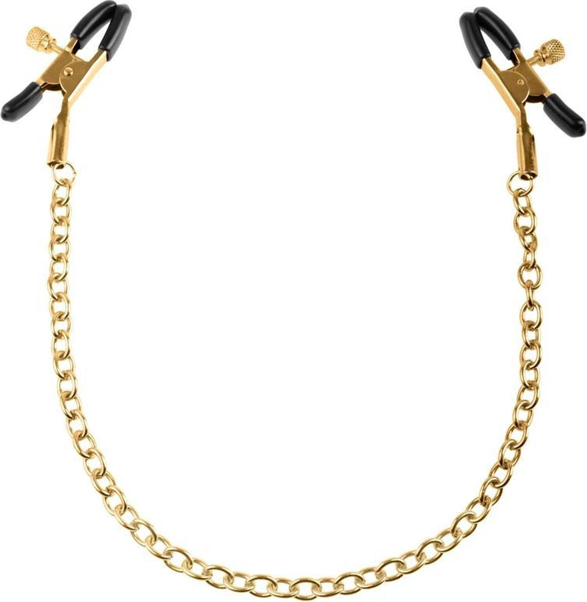 Gold Chain Nipple Clamps - Gold - Clamps -