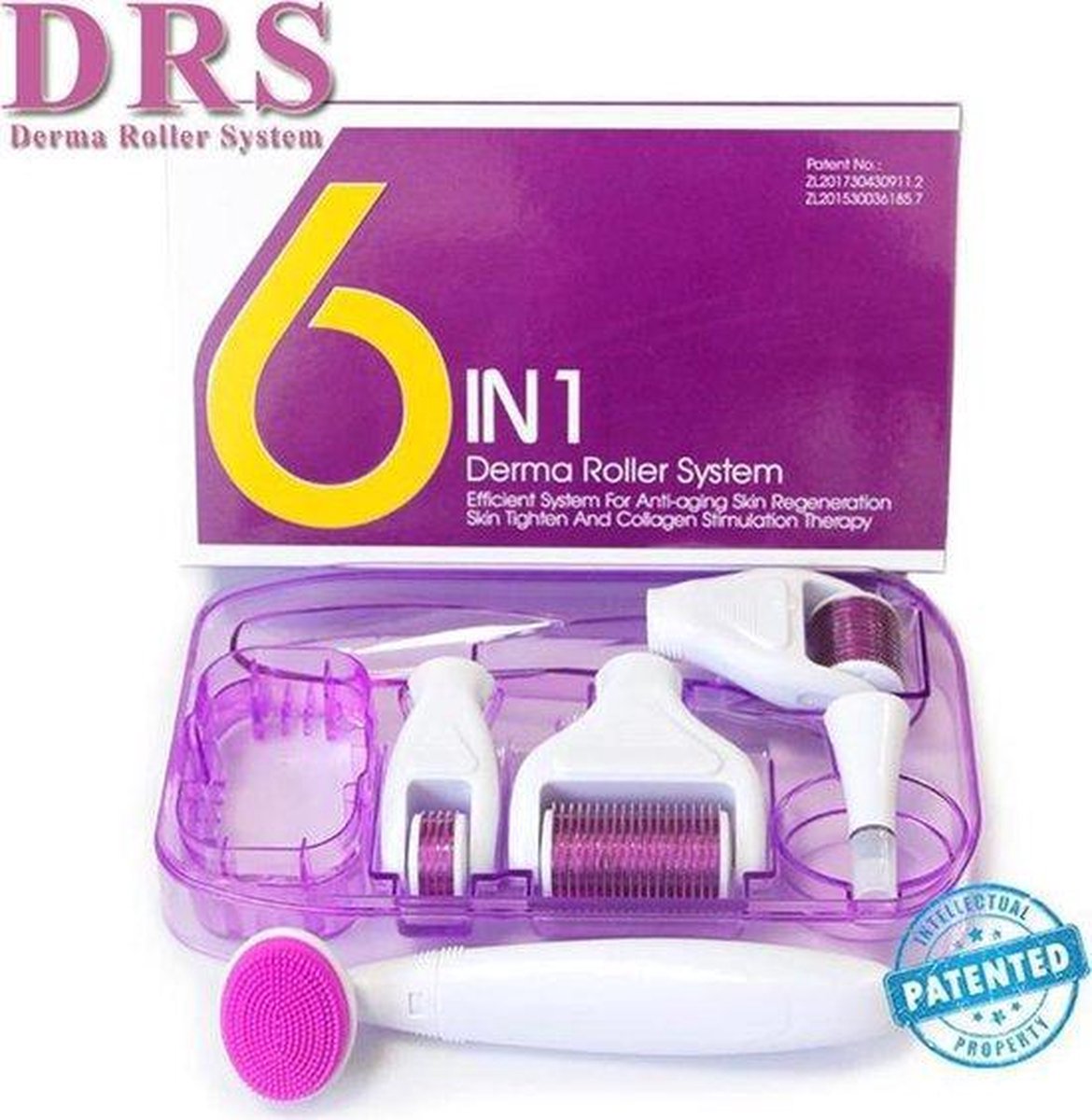 Professionele 6 in 1 Dermaroller - Micro naalden kit - 1200/1.5mm