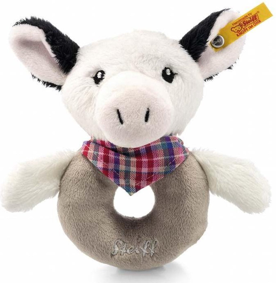 Steiff Cowaloo koe rammelaar 12 cm. EAN 241048