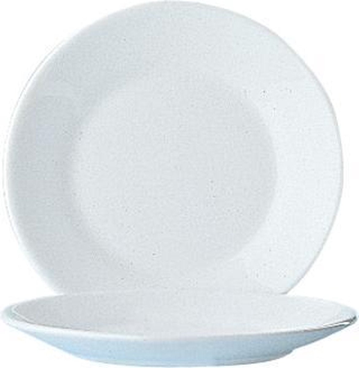 Restaurant Uni Dessertbord - Ø 19.5 cm - Wit