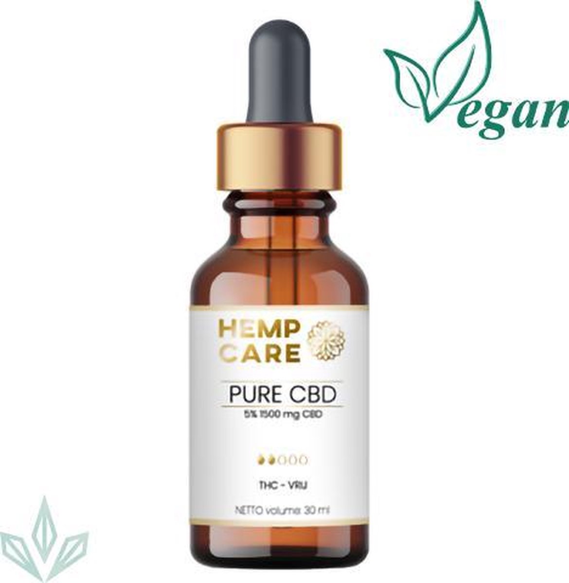 Hempcare - CBD olie 5% Puur - 30 ml