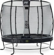 Trampoline EXIT Elegant - Premium ø253cm zwart + net