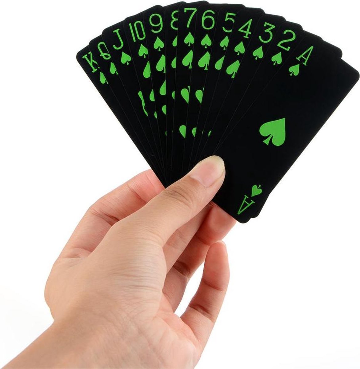 Speelkaarten Glow in the dark - Compacte uitvoering