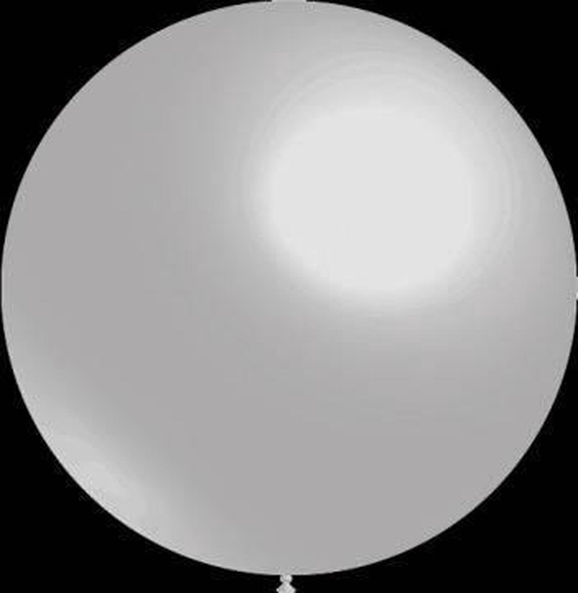 3 stuks Mega grote zilveren ballonnen 90 cm