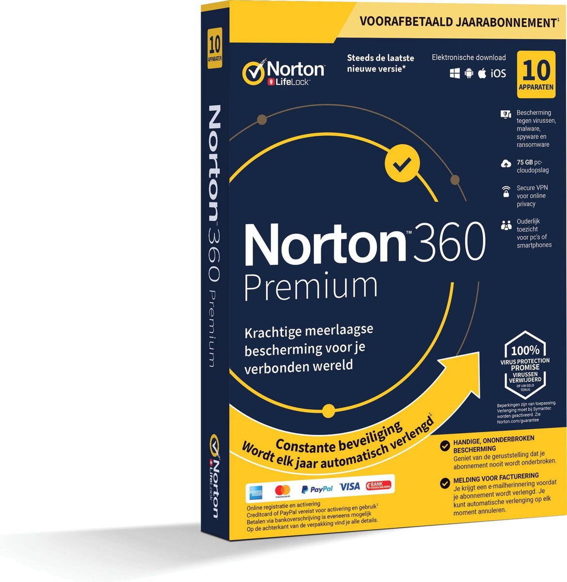 NORTON 360 PREMIUM 75GB BN 1U 10D