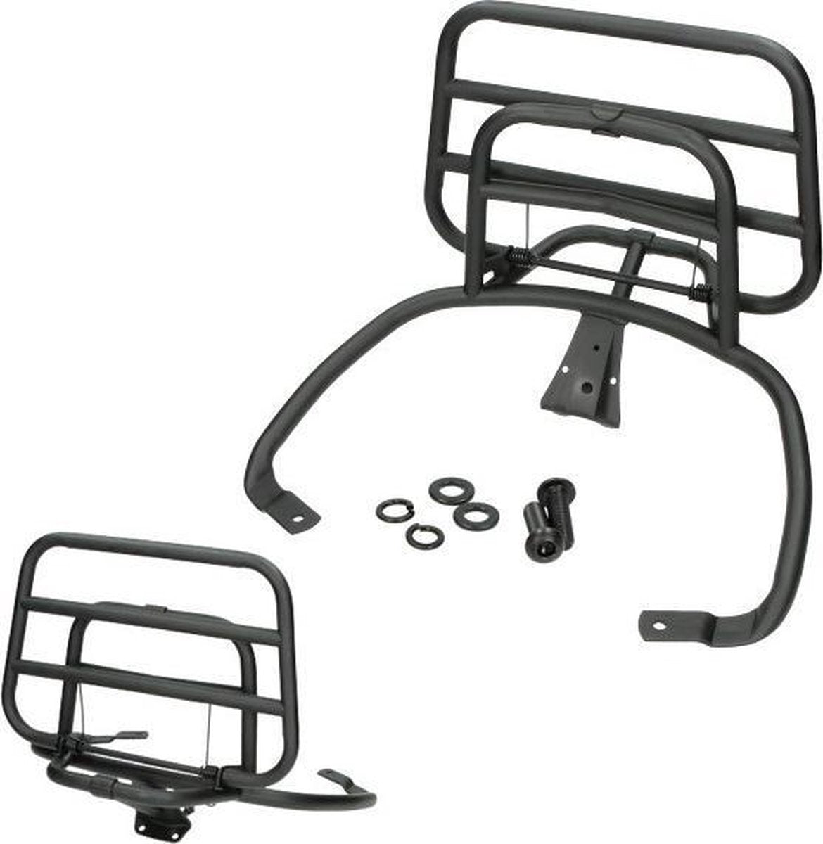 Achterdrager opklapbaar origineel model Primavera Sprint zwart mat 606001m